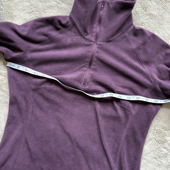 Columbia Women's Fleece Pullover Purple Half-Zip Jacket Size Xs - Picture 4 of 7